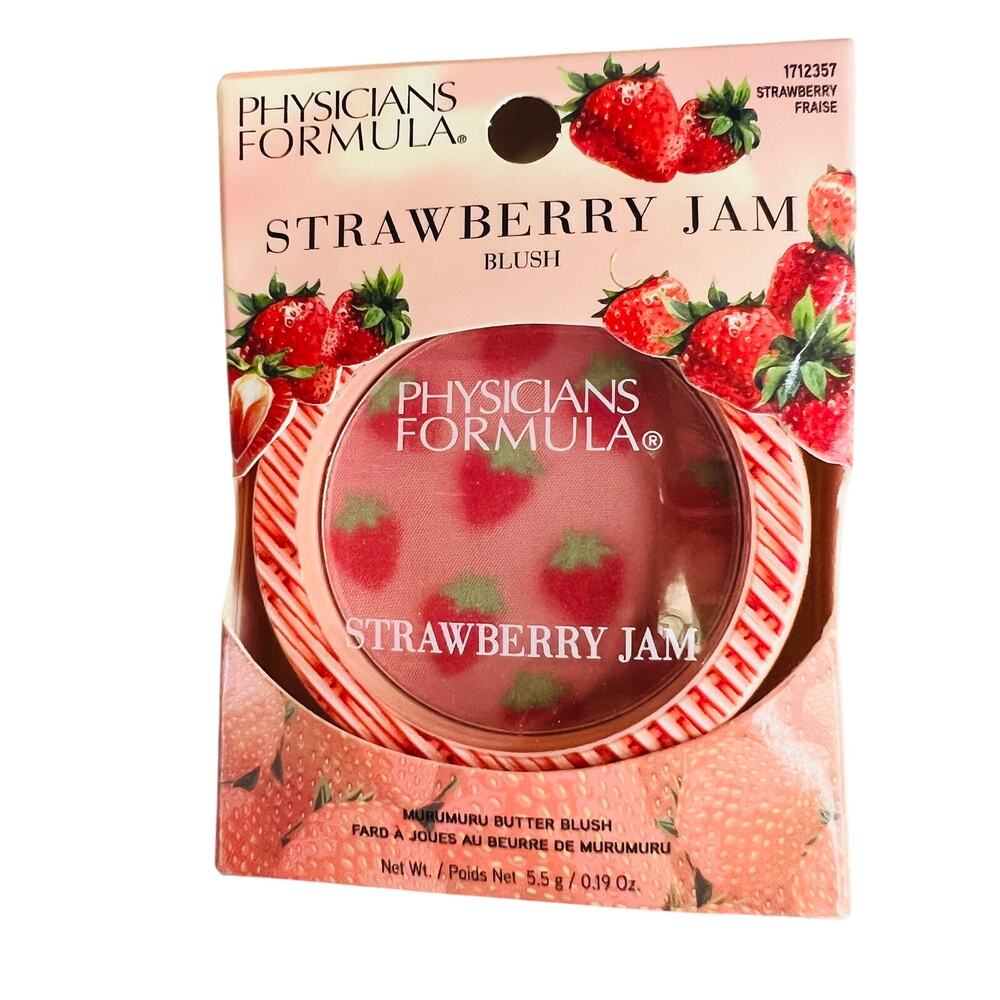 PHYSICIANS FORMULA Strawberry Jam Blush Strawberry Fraise .19oz  NIB